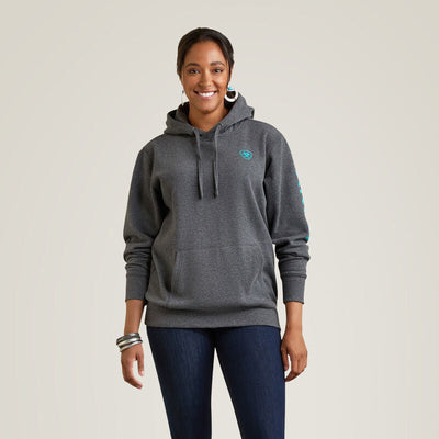 Ariat Ladies Logo Hoodie Style 10040811- Premium Ladies Outerwear from Ariat Shop now at HAYLOFT WESTERN WEARfor Cowboy Boots, Cowboy Hats and Western Apparel