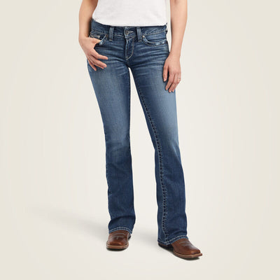 Ariat R.E.A.L. Mid Rise Raquel Boot Cut Jean Style 10041061 Ladies Jeans from Ariat