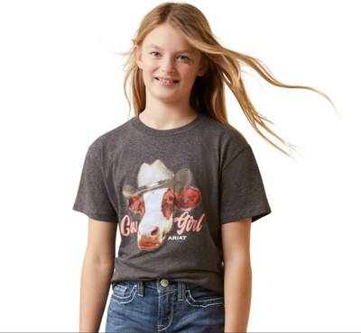Ariat Girls TShirt Style 10045457- Premium Girls Shirts from Ariat Shop now at HAYLOFT WESTERN WEARfor Cowboy Boots, Cowboy Hats and Western Apparel