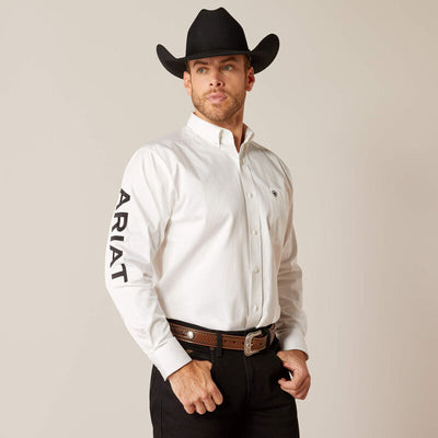 Ariat Team Logo Twill Classic Fit Shirt Style 10046825 Mens Shirts from Ariat