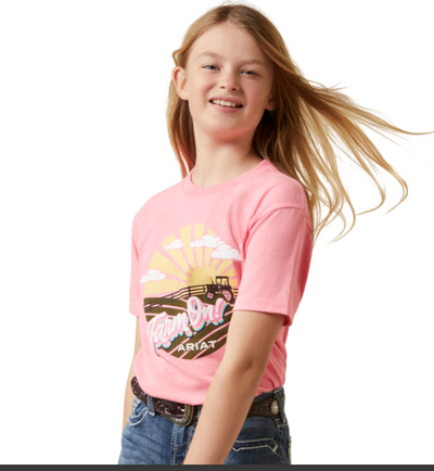 Ariat Girls TShirt Style 10047599- Premium Girls Shirts from Ariat Shop now at HAYLOFT WESTERN WEARfor Cowboy Boots, Cowboy Hats and Western Apparel