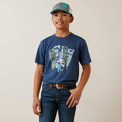 Ariat Cowboy Planks T-Shirt Style 10047653- Premium Boys Shirts from Ariat Shop now at HAYLOFT WESTERN WEARfor Cowboy Boots, Cowboy Hats and Western Apparel