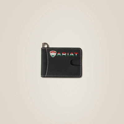 Ariat Mens Mexico Logo Clip Wallet Style 10051119 MENS ACCESSORIES from Ariat