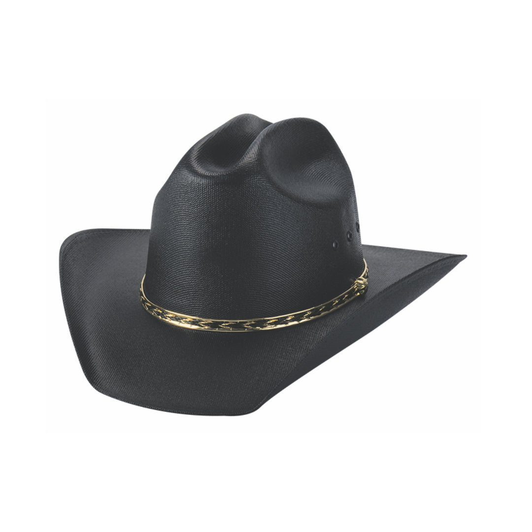 2 Chapeaux De Cowboy Tissés Rose - Bords Relevés - Style Western