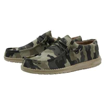 Hey Dudes Mens Walley Camo Style 110067003- Premium Mens Casual Shoe from Hey Dudes Shop now at HAYLOFT WESTERN WEARfor Cowboy Boots, Cowboy Hats and Western Apparel