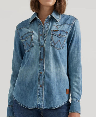 Wrangler x Buffalo Trace™ Women's Revival Shirt Style 112352571 Ladies Shirts from Wrangler