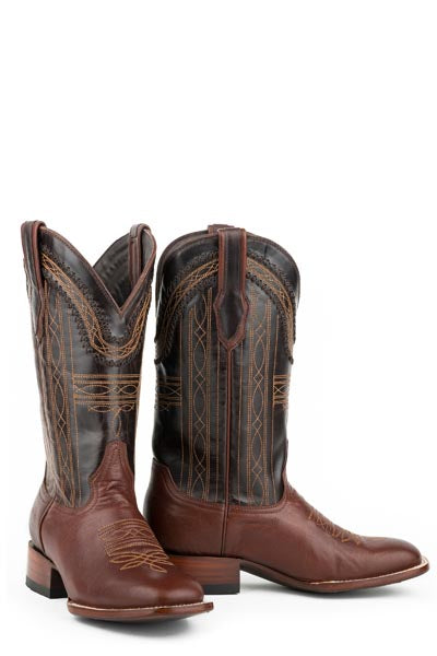 Stetson Mens Denver Square Toe Boots Style 12-020-1850-0107 Mens Boots from Stetson Boots and Apparel