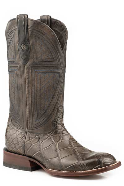 Stetson Mens Grator Alligator Square Toe Boots Style 12-020-1852-0419 Mens Boots from Stetson Boots and Apparel