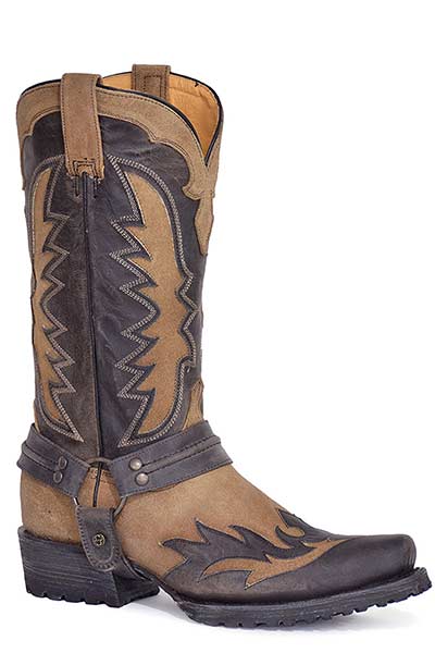 Stetson Mens Outlaw Wings Boots Style 12-020-6224-4065 Mens Boots from Stetson Boots and Apparel