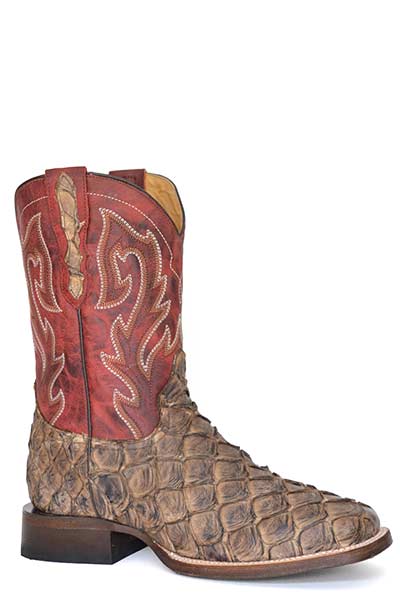 Stetson Mens Predator Pirarucu Boots Style  12-020-8818-3881- Premium Mens Boots from Stetson Boots and Apparel Shop now at HAYLOFT WESTERN WEARfor Cowboy Boots, Cowboy Hats and Western Apparel