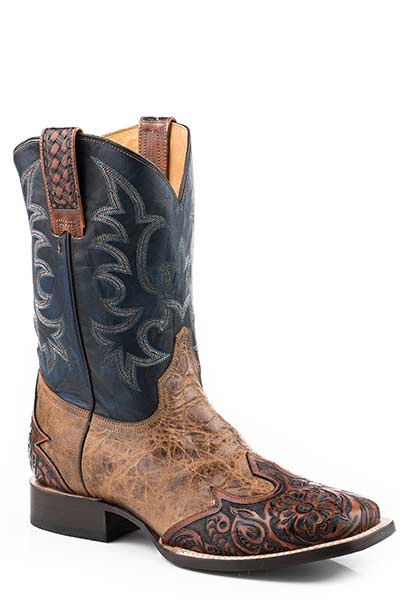 Stetson Mens Handtooled Diego Boots Style 12-020-8872-3829- Premium Mens Boots from Stetson Boots and Apparel Shop now at HAYLOFT WESTERN WEARfor Cowboy Boots, Cowboy Hats and Western Apparel