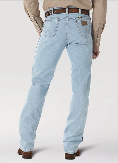 Wrangler Cowboy Cut Regular Fit Bleach Style 13MWZGH- Premium Mens Jeans from Wrangler Shop now at HAYLOFT WESTERN WEARfor Cowboy Boots, Cowboy Hats and Western Apparel
