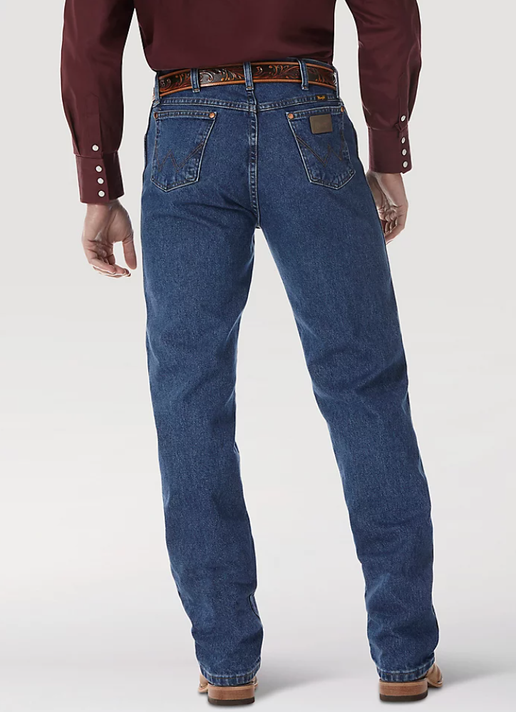Wrangler Mens Cowboy Cut Original Fit Jeans Stonewashed Style 13MWZGK