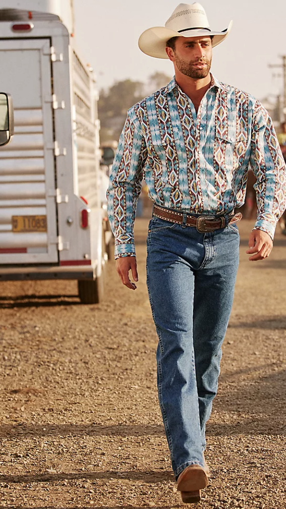 Wrangler Men s Original Fit Jeans Stonewashed Style 13MWZGK