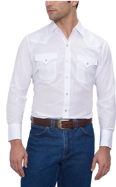 Ely Mens Long Sleeve Tone on Tone Shirt Style 15201934 Mens Shirts from Ely