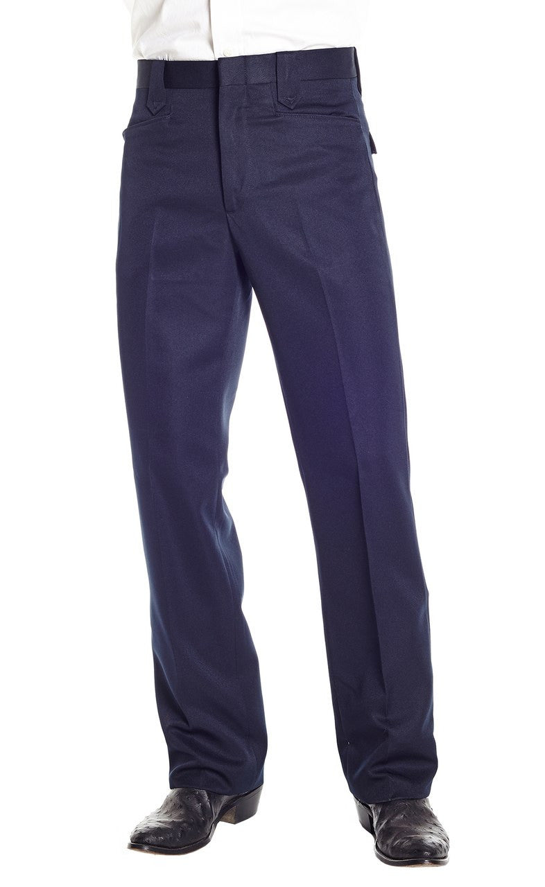 Circle S Solid Polyester Dress Ranch Pant Navy Style CP4793-11 42