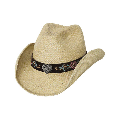 Bullhide Crazy For You Straw Hat Style 2605 Girls Hats from Monte Carlo/Bullhide Hats