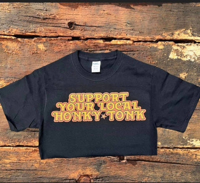 Support Your Local Honky Tonk Ladies Shirts from Vivid Gypsy Shop