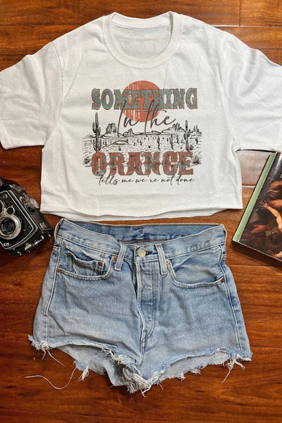 Something in the Orange - Crop Top Ladies Shirts from Vivid Gypsy Shop