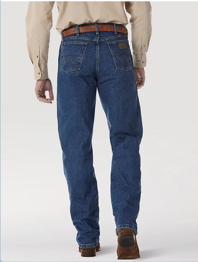 Wrangler George Strait Denim Stone Relaxed Fit Jeans Style 31MGSHD Mens Jeans from Wrangler