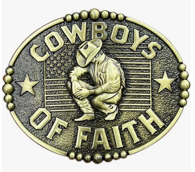 Cowboy of Faith Belt Buckle 1802  from SimpleNGreat