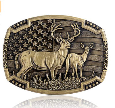 Bow Hunting Belt Buckle 1779BNZ  from SimpleNGreat