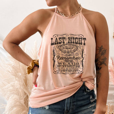 Last Night we let the Liquor Talk Tank Top  from Trendznmore
