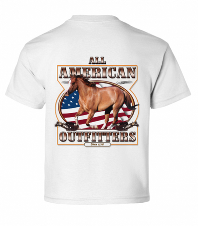 American Outfitters Love One Another Tshirt Style 4380- Premium Girls Shirts from HAYLOFT WESTERN WEAR Shop now at HAYLOFT WESTERN WEARfor Cowboy Boots, Cowboy Hats and Western Apparel