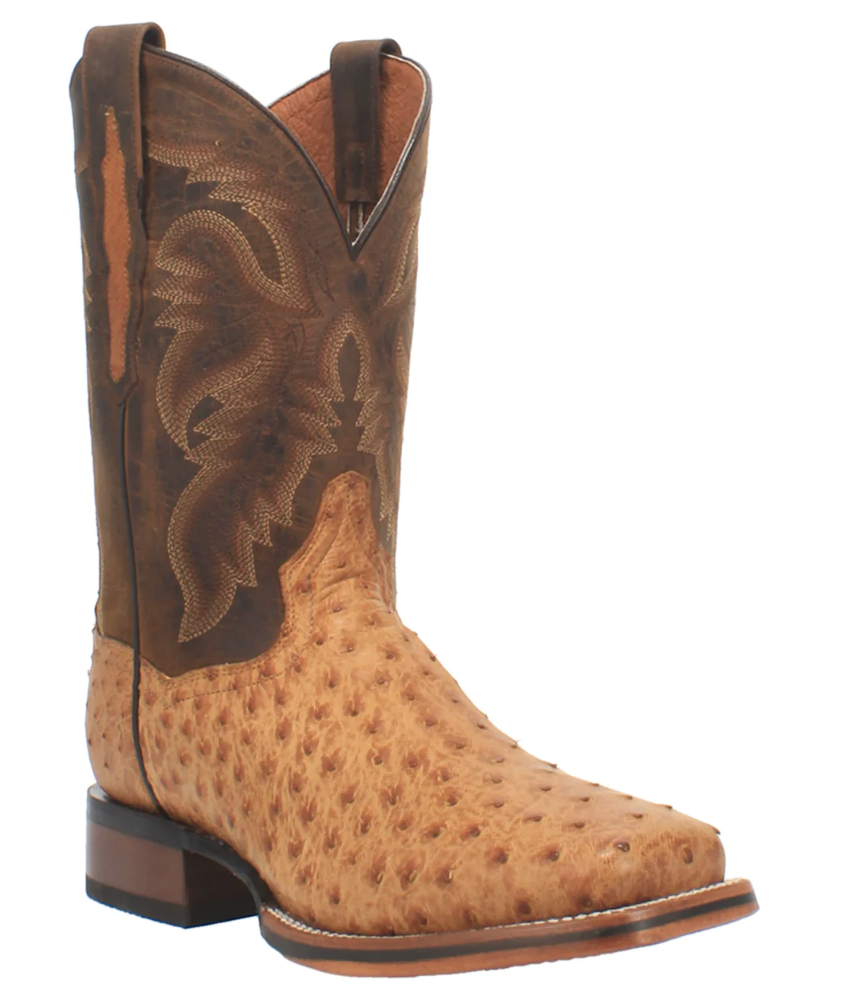 Dan Post Kershaw Mens Ostrich Exotic Western Boots Style DP4951 display picture 1