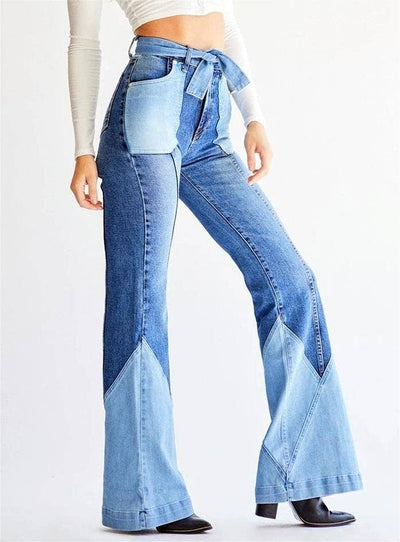 Vintage high rise denim jeans flared pants  from HIDDENBRAND