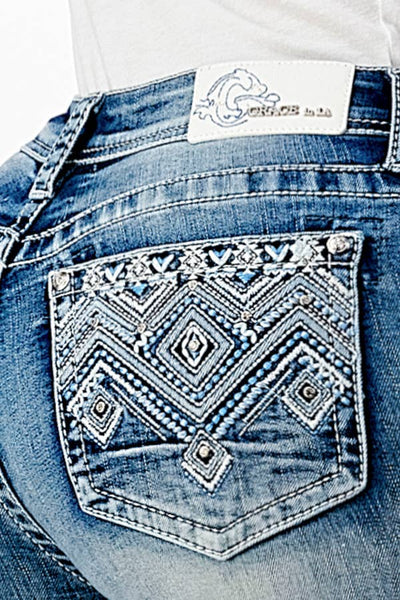 Aztec Modify Mid-Rise Boot cut 34" | EB-61740  from Grace in LA