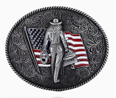 American Cowgirl Up Belt Buckle 1808  from SimpleNGreat
