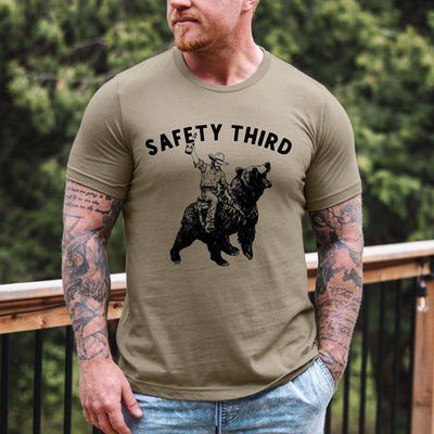 Hilarious Safety Third Bear Shirt T-Shirt | Gift Shop 281 Mens Shirts from 208 Tees