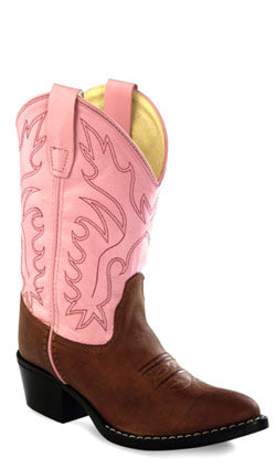 Jama Girls Round Toe Cowboy Boots Style 8139 Girls Boots from Old West/Jama Boots