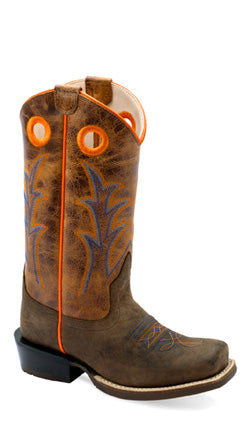 Jama Childrens Cowboy Square Toe Boots Style 8204 Boys Boots from Old West/Jama Boots