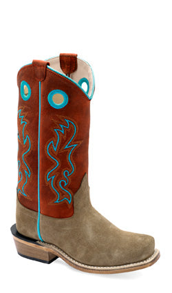 Jama Childrens Cowboy Square Toe Boots Style 8206 Boys Boots from Old West/Jama Boots