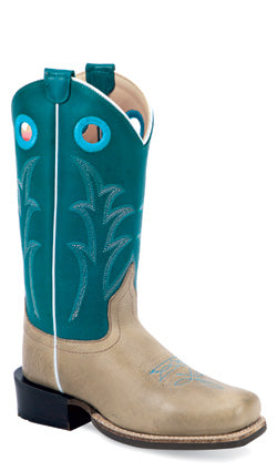 Jama Childrens Cowboy Square Toe Boots Style 8207 Boys Boots from Old West/Jama Boots