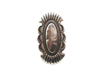 WESTERN OVAL CONCHO CUFF RING  from Snowing West