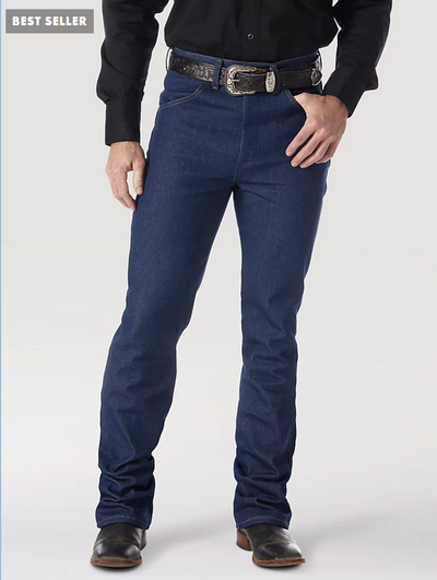 Wrangler Cowboy Cut Boot Jean Slim Fit Navy Style 0935NAV Mens Jeans from Wrangler