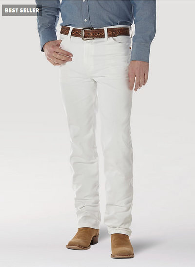 Wrangler Mens Cowboy Cut Slim Fit Jeans Style 0936WHI- Premium Mens Jeans from Wrangler Shop now at HAYLOFT WESTERN WEARfor Cowboy Boots, Cowboy Hats and Western Apparel