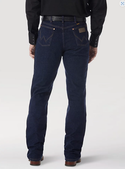 Wrangler Mens Cowboy Cut Stretch Navy Denim Jean Style 0947STR Mens Jeans from Wrangler