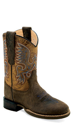 Jama Boys Cowboy Round Toe Boots Style BRC2011 Boys Boots from Old West/Jama Boots