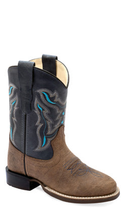 Jama Boys Cowboy Round Toe Boots Style BRC2015 Boys Boots from Old West/Jama Boots