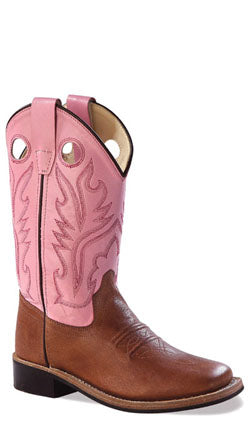 Jama Girls Cowgirl Square Toe Boots Style BSC1839 Girls Boots from Old West/Jama Boots