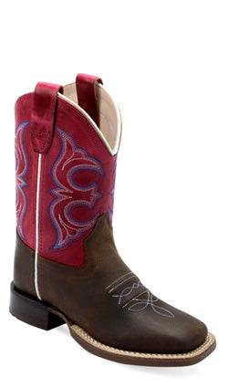 Jama Boys Square Toe Cowboy Boots Style BSC1982 Boys Boots from Old West/Jama Boots