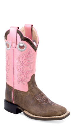 Jama Girls Cowgirl Square Toe Boots Style BSC1991 Girls Boots from Old West/Jama Boots