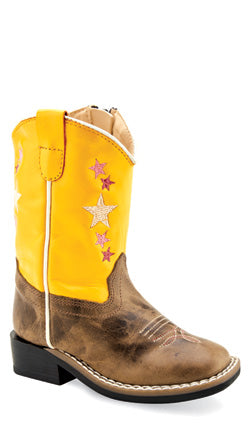 Jama Toddler Childrens Cowboy Boots Style BSI1962- Premium Girls Boots from Old West/Jama Boots Shop now at HAYLOFT WESTERN WEARfor Cowboy Boots, Cowboy Hats and Western Apparel