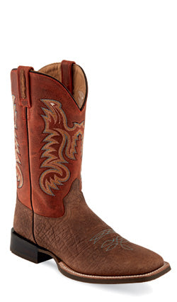 Old West Mens Square Toe Boots BSM1838 Mens Boots from Old West/Jama Boots