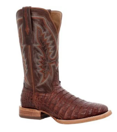 DURANGO MENS PRCA COLLECTION CAIMAN BELLY WESTERN BOOT STYLE DDB0471 Mens Boots from Durango