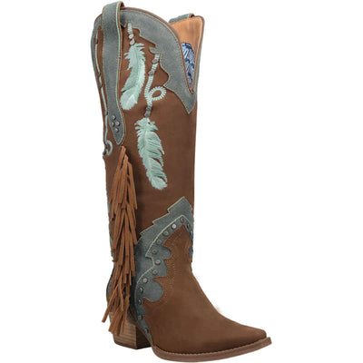 DINGO DREAM CATCHER LEATHER BOOT STYLE DI1267BN- Premium Ladies Boots from Dingo Shop now at HAYLOFT WESTERN WEARfor Cowboy Boots, Cowboy Hats and Western Apparel